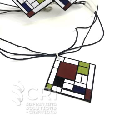 Collana Mondrian  stampa 3d